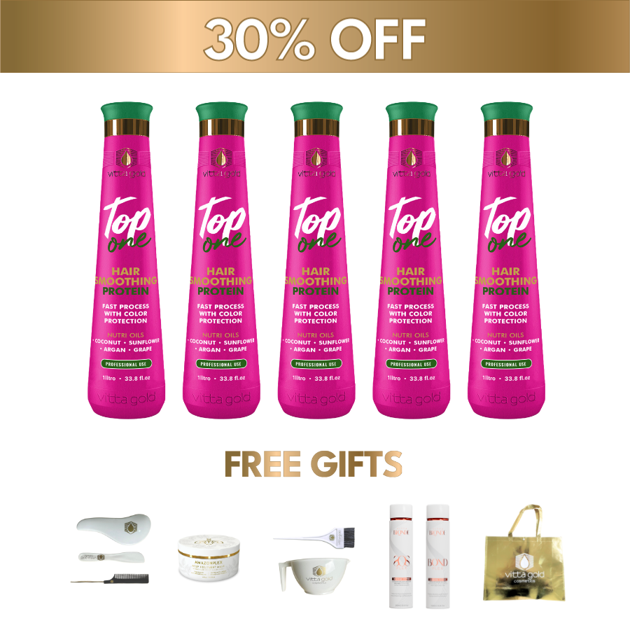 5x Hair Straightening Protein 1000ml Bundle (30% OFF)