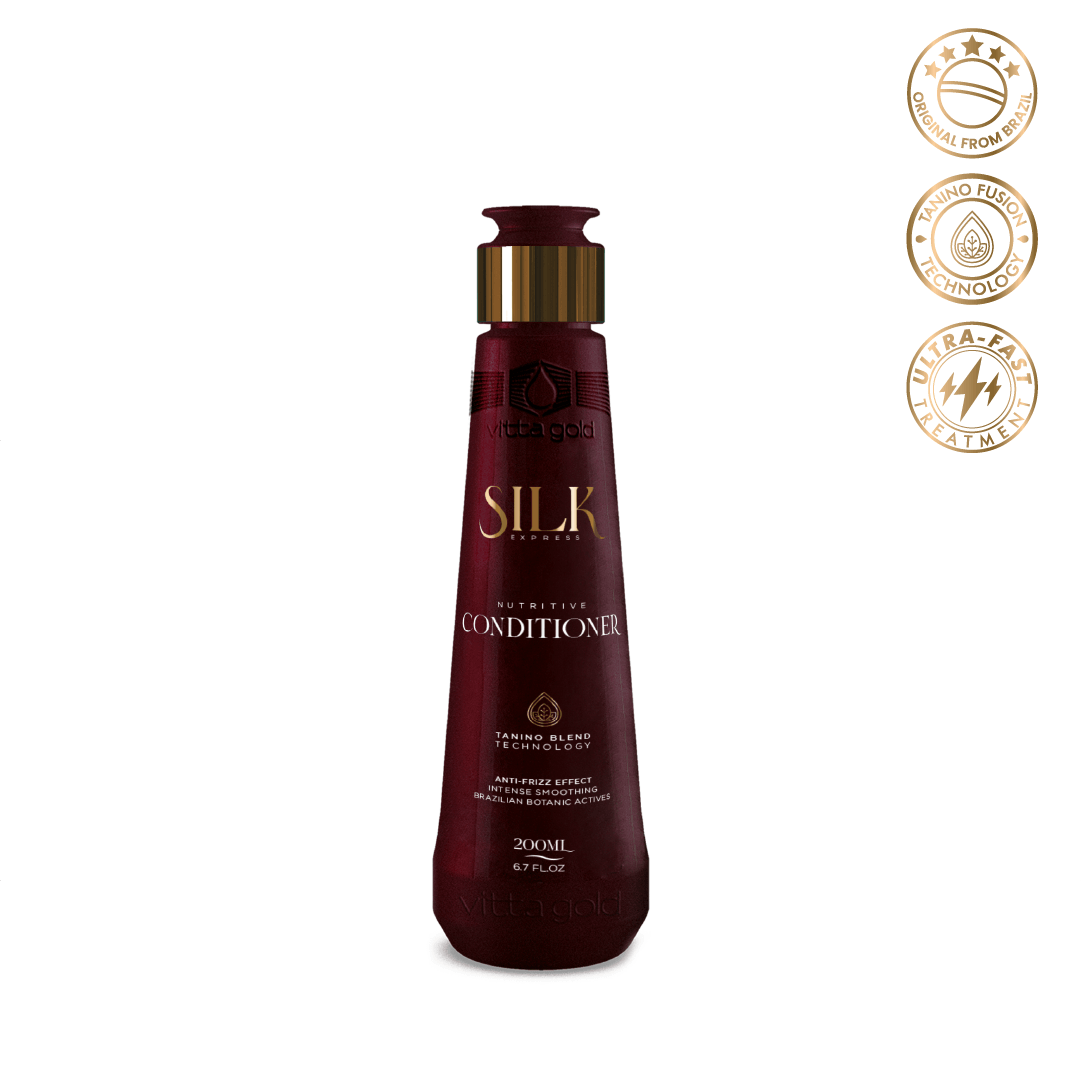 Silk Express™ Tanino Blend Smoothing Conditioner 200ml (6.7 fl. oz) - Vitta Gold™ Global